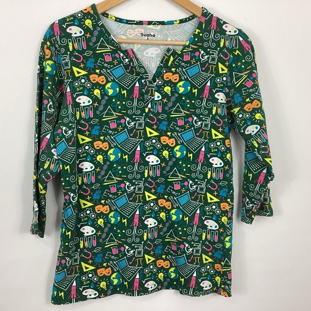 Svaha Education Themed Top Size Small